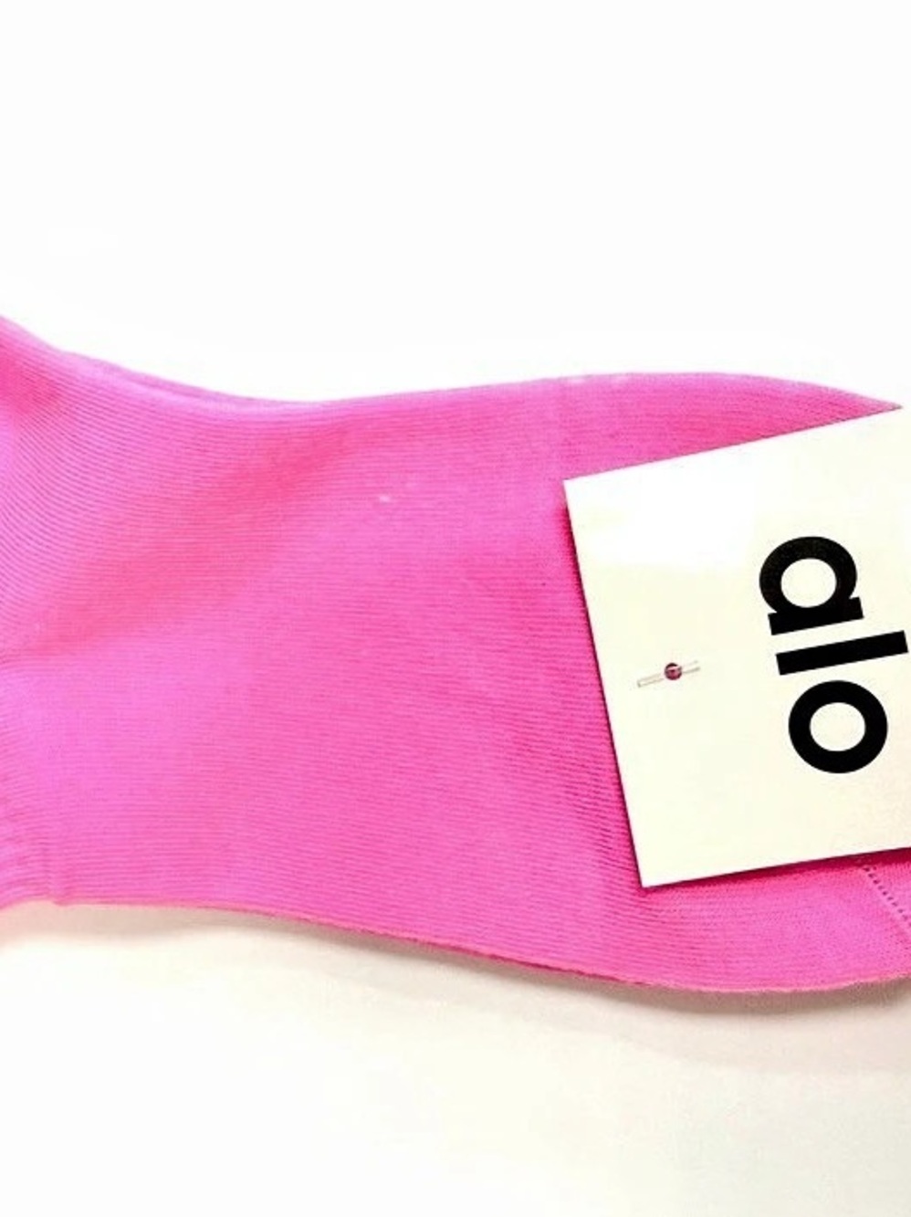 alo Ankle Socks in Pink Size 35-40 NWT